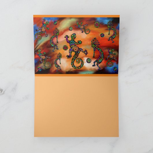 Kokopelli-kunst Kaart (Binnen)