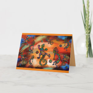 Kokopelli Kunst Kaart