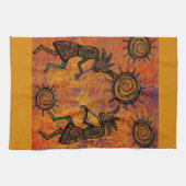 Kokopelli Kunst Keukenhanddoek (Horizontaal)