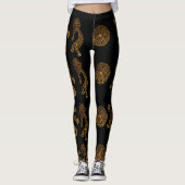 Kokopelli Kunst Leggings (Voorkant)