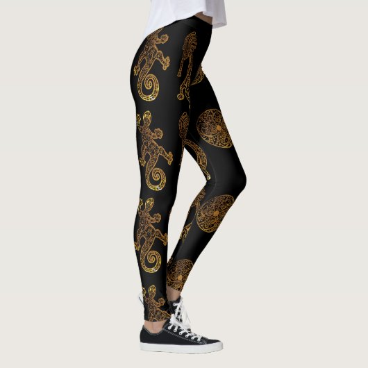 Kokopelli Kunst Leggings (Rechts)