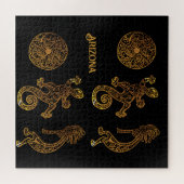 Kokopelli-kunst Legpuzzel (Horizontaal)