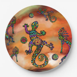 Kokopelli Kunst Papieren Bordje