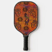 Kokopelli Kunst Pickleball Paddle (Achterkant)