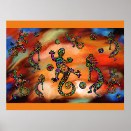 Kokopelli Kunst Poster