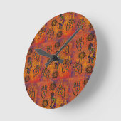Kokopelli-kunst Ronde Klok (Hoek)