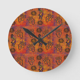 Kokopelli-kunst Ronde Klok