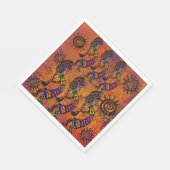 Kokopelli-kunst  servet (Hoek)