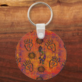 Kokopelli-kunst Sleutelhanger (Voorkant)