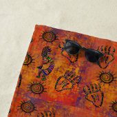 Kokopelli Kunst Strandlaken (In situ)