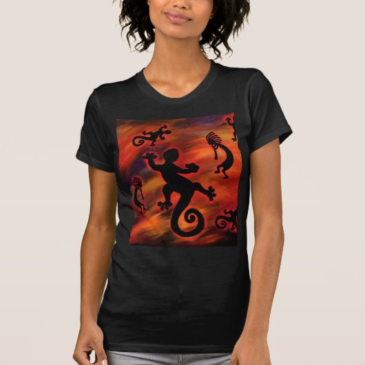 Kokopelli-kunst T-shirt (Voorkant)