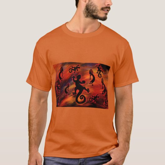 Kokopelli Kunst T-shirt (Voorkant)