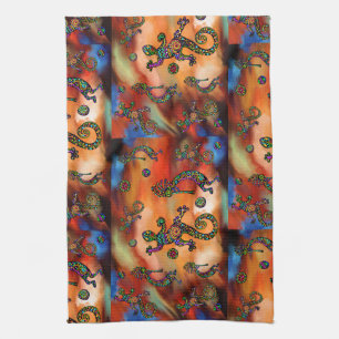 Kokopelli Kunst Theedoek