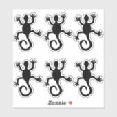 Kokopelli Lizard Silhouette Crafting Set Vinyl Sticker (Vel)