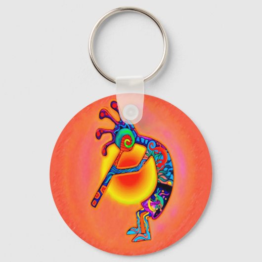 Kokopelli Lizard Sun Sleutelhanger (Voorkant)