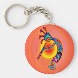Kokopelli Lizard Sun Sleutelhanger