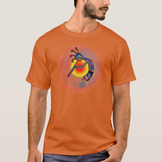 Kokopelli Lizard Sun T-shirt (Voorkant)
