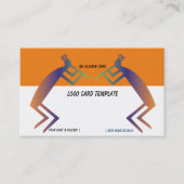 Kokopelli Logo Visitekaartje (Voorkant)