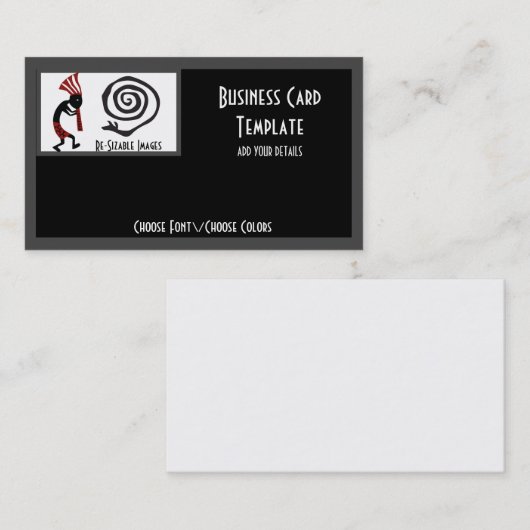 KoKopelli Logo Visitekaartje (Voorkant / Achterkant)