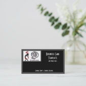 KoKopelli Logo Visitekaartje (Staand voorkant)