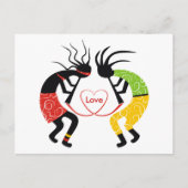 Kokopelli Love Briefkaarten (Voorkant)