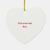 Kokopelli Love Keramisch Ornament (Achterkant)