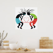 Kokopelli Love Posters (Keuken)