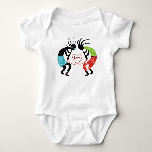 Kokopelli Love T-Shirts. T-shirt (Voorkant)