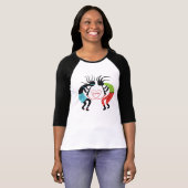 Kokopelli Love T-Shirts. T-shirt (Voorkant volledig)