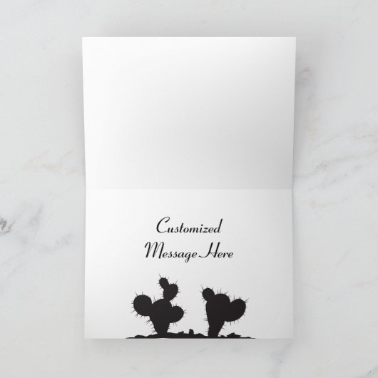 Kokopelli Maan Vleermuizen Zuidwestelijke Hallowee Kaart (Binnen)