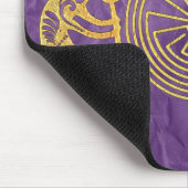 KOKOPELLI / MAN IN DE MAZE Gold + uw ideeën Muismat (Hoek)