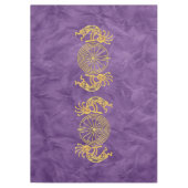 KOKOPELLI / MAN IN DE MAZE Gold + uw ideeën Tafelkleed (Voorkant)