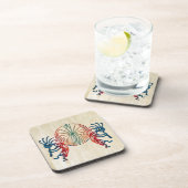 KOKOPELLI / MAN IN DE MAZE + uw ideeën Bier Onderzetter (Rechterzijde)