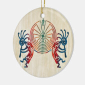 KOKOPELLI / MAN IN DE MAZE + uw ideeën Keramisch Ornament (Links)