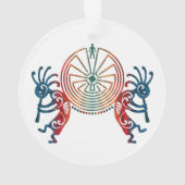 KOKOPELLI / MAN IN DE MAZE + uw ideeën Ornament (achterkant)