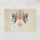 KOKOPELLI / MAN IN DE MAZE + uw ideeën Visitekaartje (Achterkant)