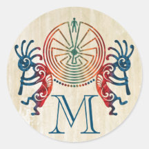 KOKOPELLI / MAN IN DE MAZE + uw monogram