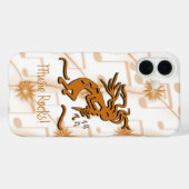 Kokopelli Merrymaker Musician with Musical Notes Case-Mate iPhone Case (Achterkant (horizontaal))