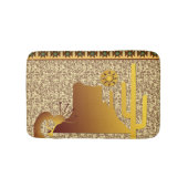 Kokopelli Mesa & Cactus Set #1 Badmat (Voorkant)