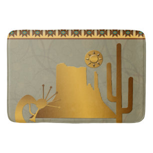 Kokopelli Mesa & Cactus Set #2 Badmat
