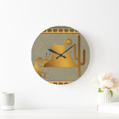 Kokopelli Mesa & Cactus Set #2 Grote Klok (Huis)