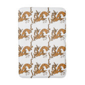 Kokopelli met muzieknoten naar links badmat (Voorkant Verticaal)