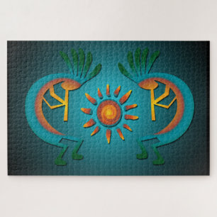 Kokopelli met Sun 20 x 30 inch Legpuzzel