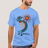 Kokopelli met Sun Blue T-shirt (Voorkant)