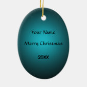 Kokopelli met Sun Custom Kerstversier Keramisch Ornament (Achterkant)