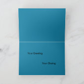 Kokopelli met Sun Southwest Black Wenskaart Kaart (Binnen)