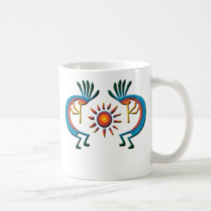 Kokopelli met Sun Southwest-Mok Koffiemok