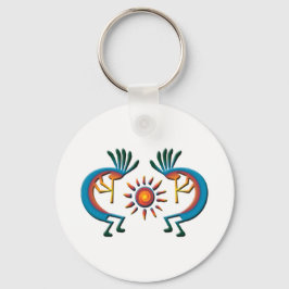 Kokopelli met Sun Southwest Sleutelhanger