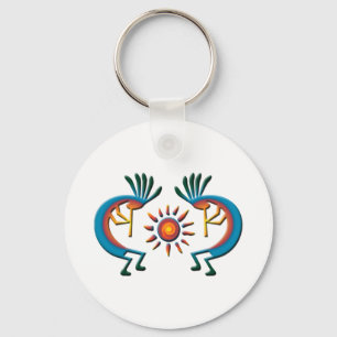 Kokopelli met Sun Southwest Sleutelhanger
