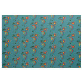 Kokopelli met Sun Turquoise Stof (Fat Quarter)